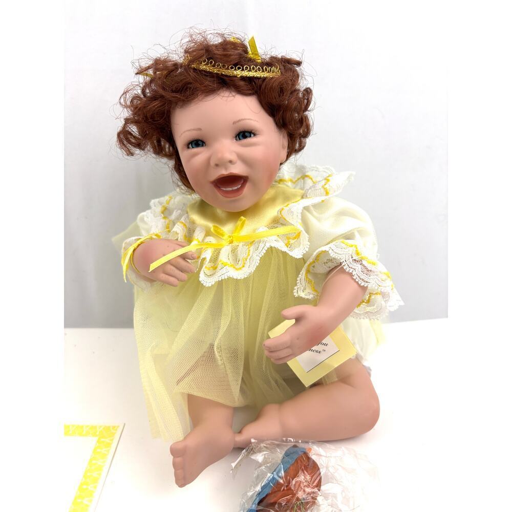 VTG Ashton Drake I Wish You Happiness Porcelain Doll  All I Wish For You Retired